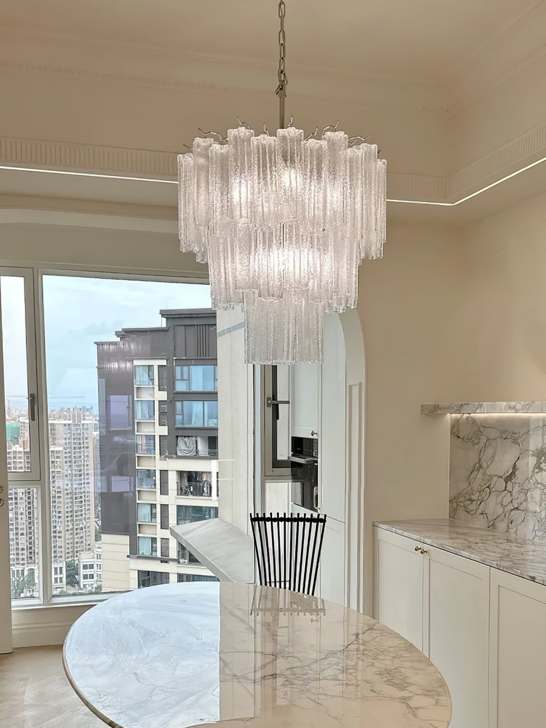 Aveline Glass Chandelier – detail 29