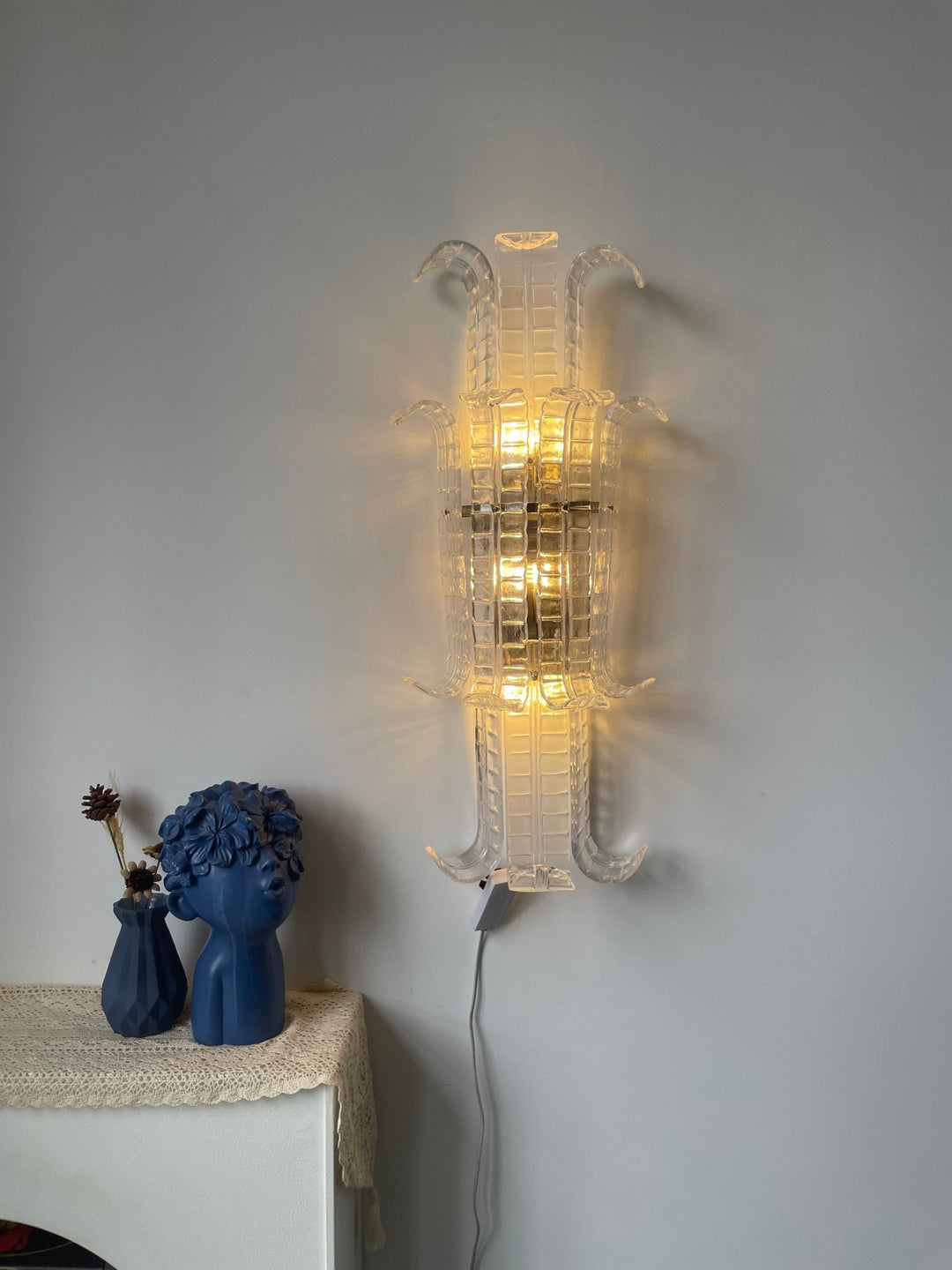 Aveline Murano Glass Wall Sconce - Vakkerlight