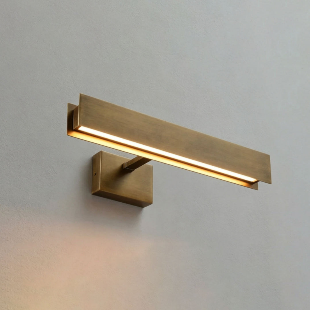 Aveline Vintage Brass LED Picture Light
