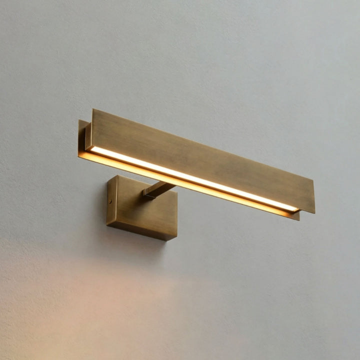 Aveline Vintage Brass LED Picture Light