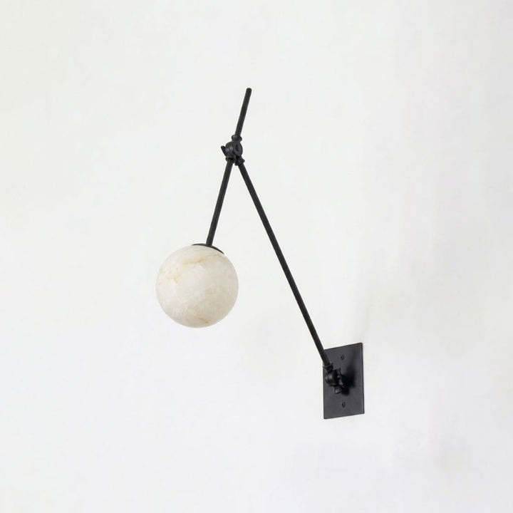 Avelor Alabaster Adjustable Wall Sconce