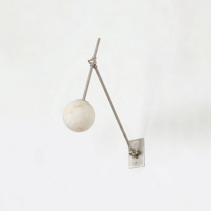 Avelor Alabaster Adjustable Wall Sconce