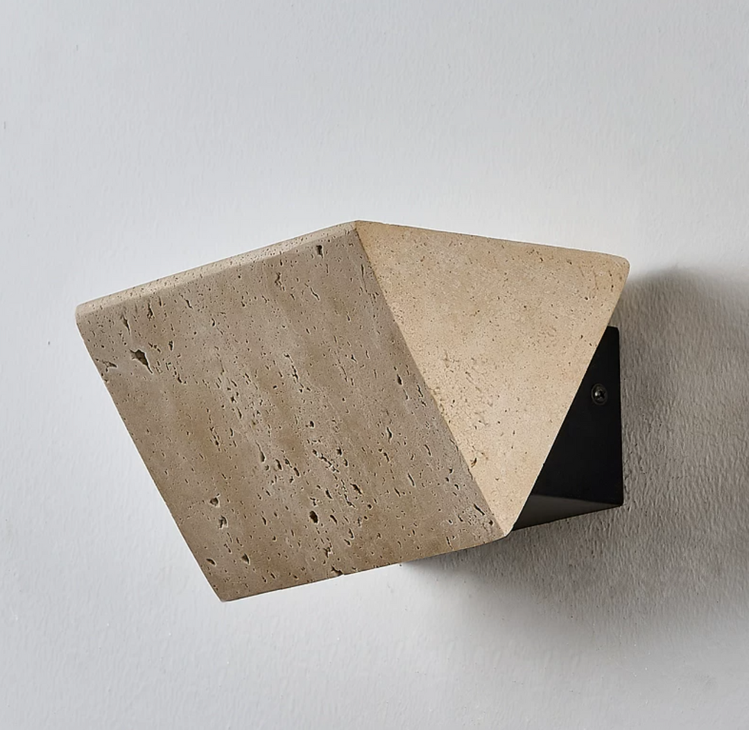 Aven Travertine Wall Sconce