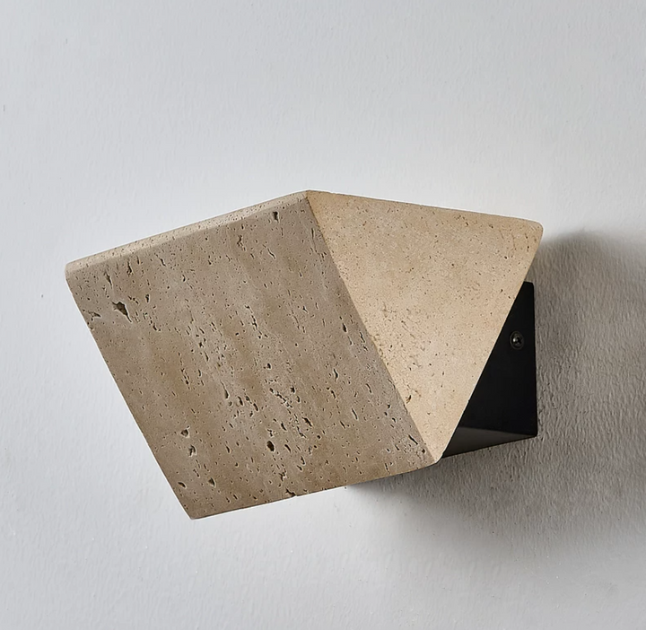 Aven Travertine Wall Sconce