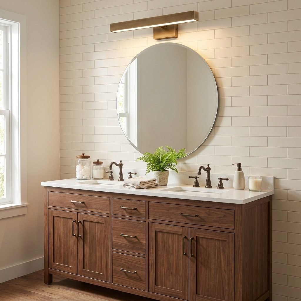 Avenor Vintage Brass LED Picture Light