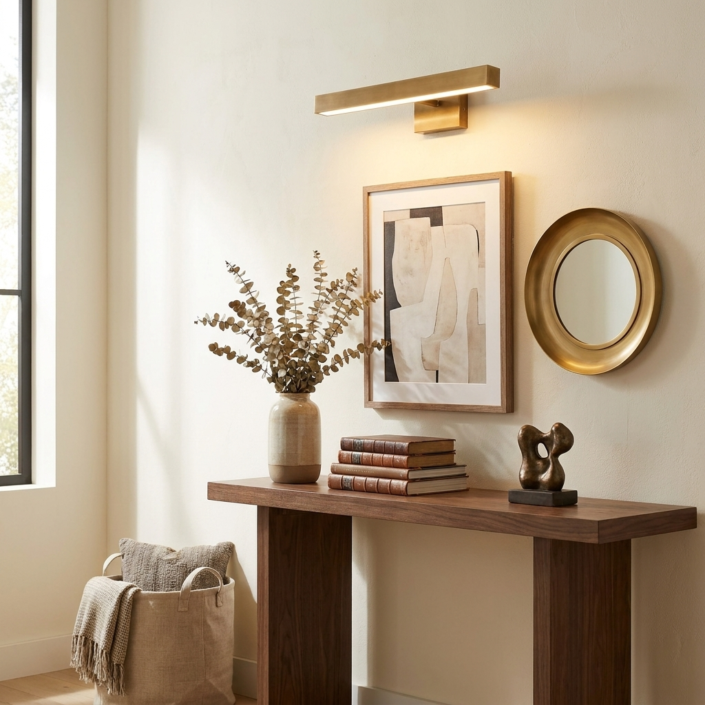 Avenor Vintage Brass LED Picture Light