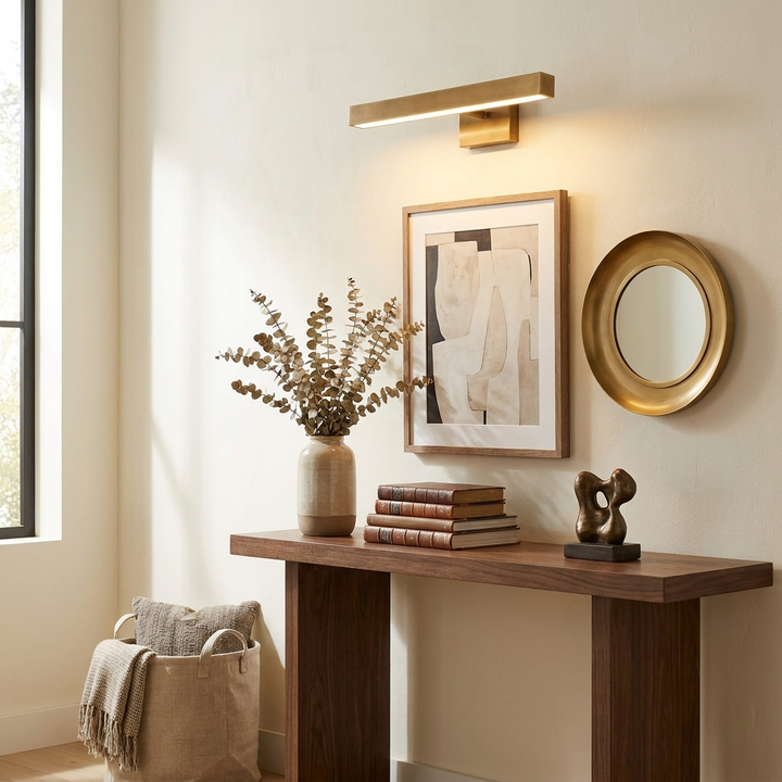 Avenor Vintage Brass LED Picture Light