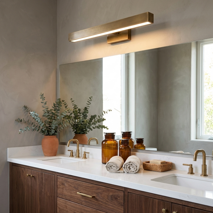 Avenor Vintage Brass LED Picture Light