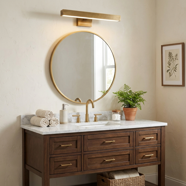 Avenor Vintage Brass LED Picture Light