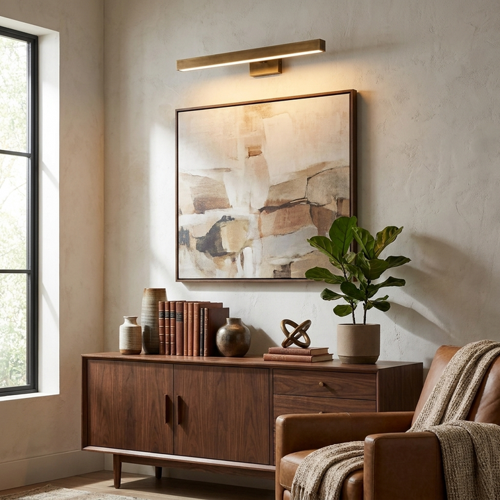 Avenor Vintage Brass LED Picture Light
