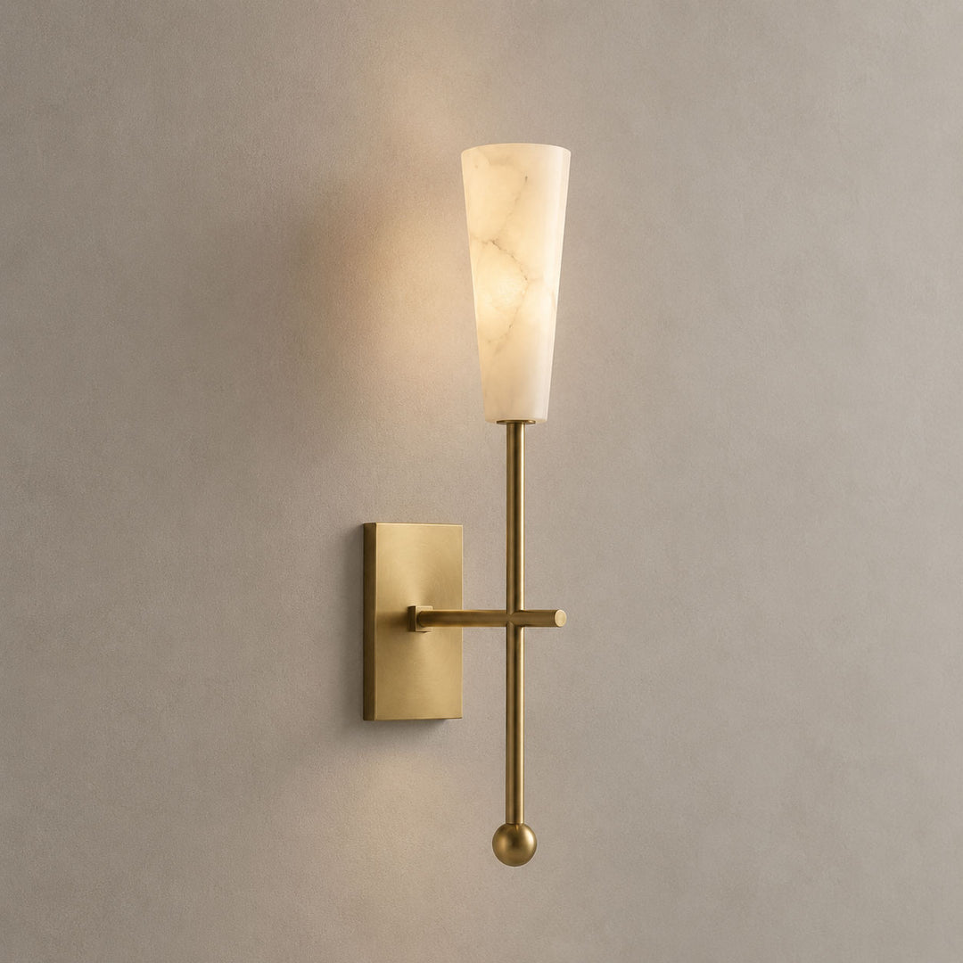 Applique murale Averon Alabaster Torch
