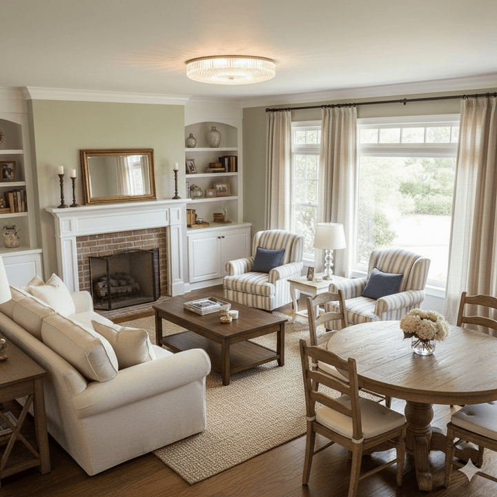 Ayla LED Flush Mount Ceiling Light - Vakkerlight