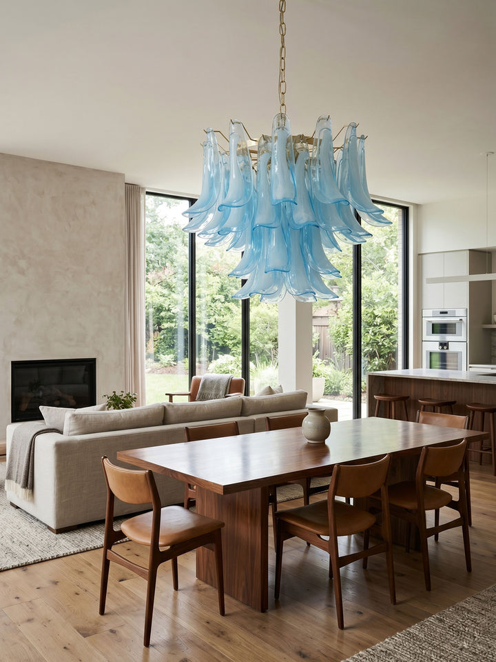 Azure Drift Glass Chandelier - Vakkerlight