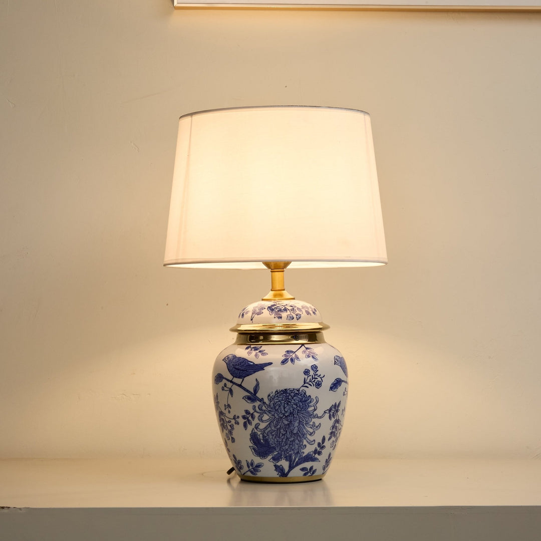 Azure Ceramic Table Lamp - Vakkerlight