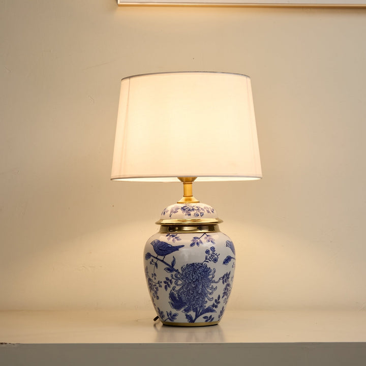 Azure Ceramic Table Lamp - Vakkerlight