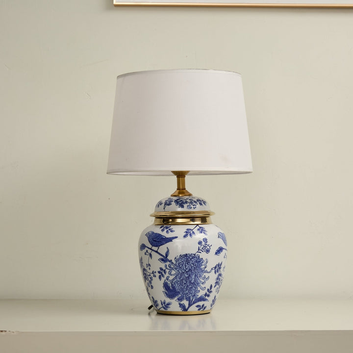 Azure Ceramic Table Lamp - Vakkerlight