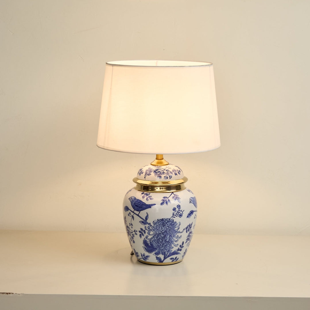 Azure Ceramic Table Lamp - Vakkerlight