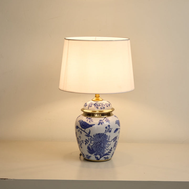 Azure Ceramic Table Lamp - Vakkerlight