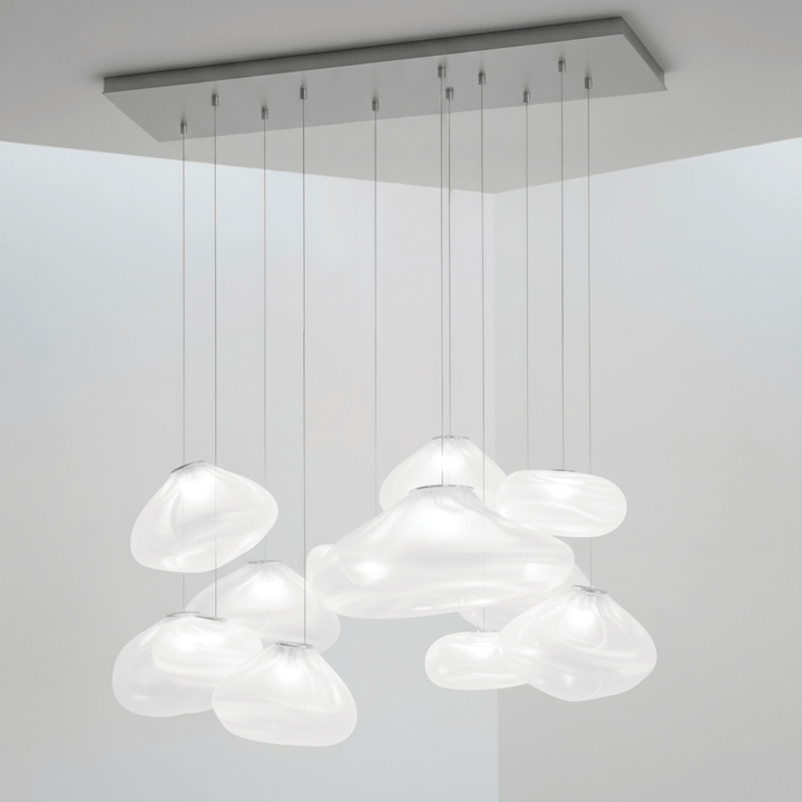 Blown Glass Mesh Pendant Light - Vakkerlight