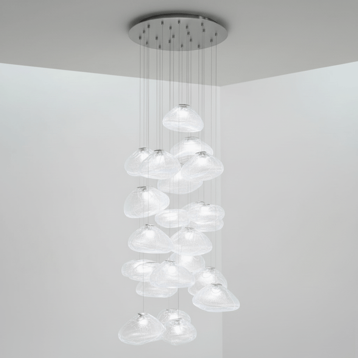 Blown Glass Mesh Pendant Light - Vakkerlight