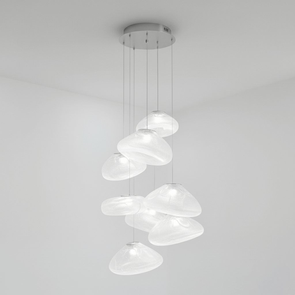 Blown Glass Mesh Pendant Light - Vakkerlight