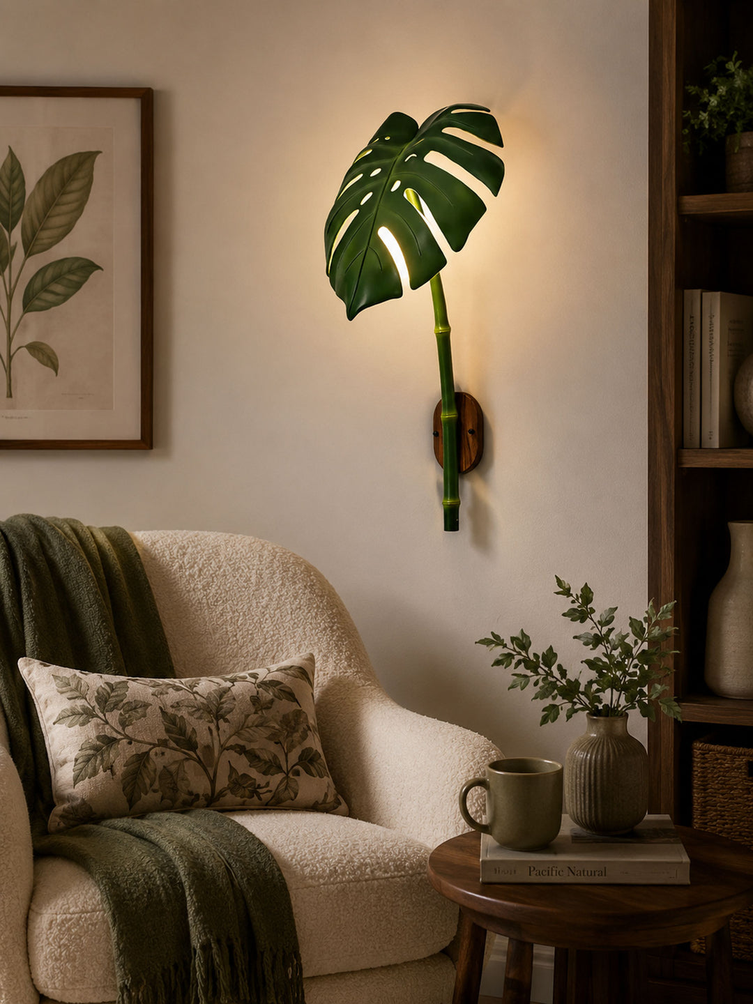 Tropical Monstera Leaf Wall Light - Vakkerlight