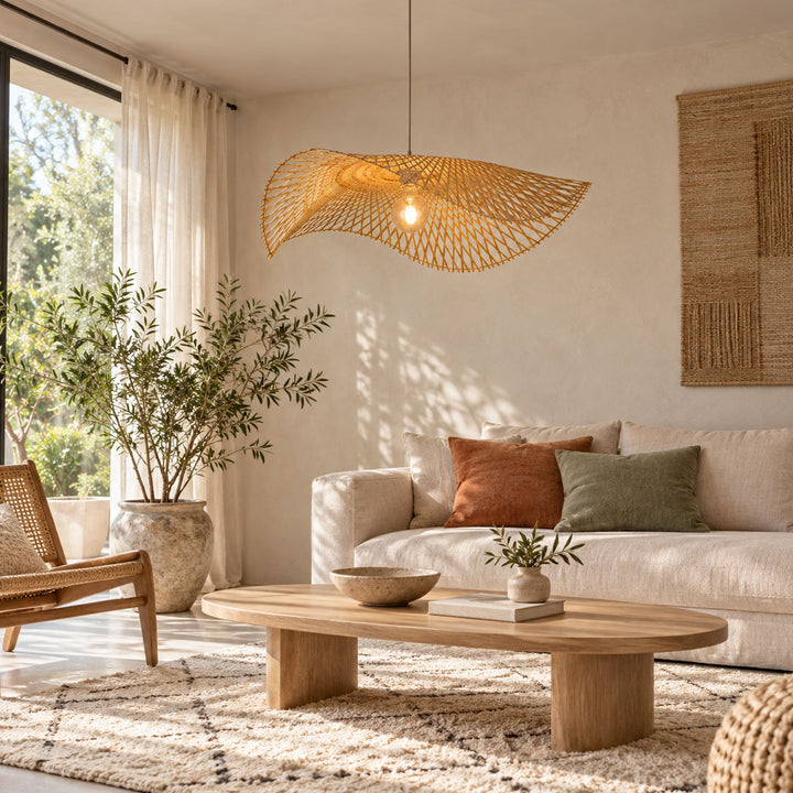 Suspension Cadre Bambou