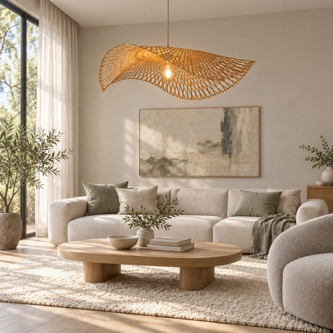 Suspension Cadre Bambou