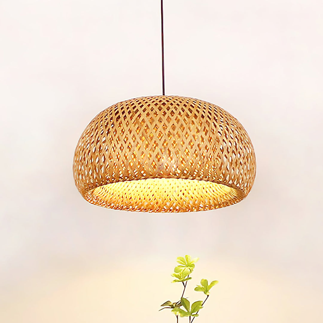 Bamboo Braided Pendant Lamp - Vakkerlight