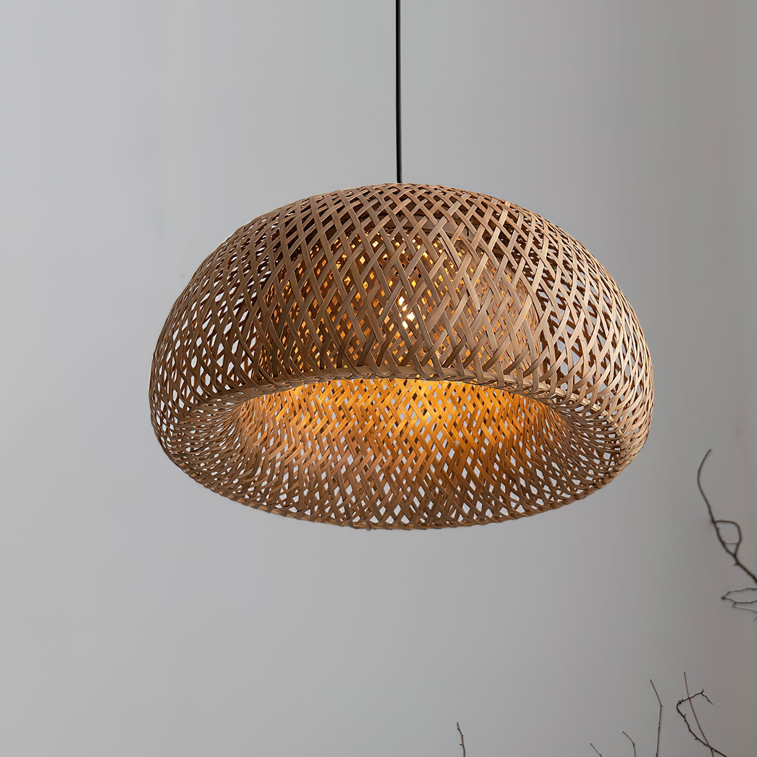 Bamboo Braided Pendant Lamp – Vakkerlight
