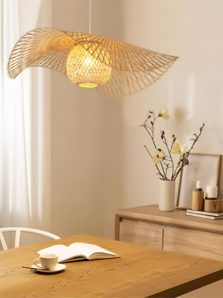 Bamboo Frame Pendant Lamp - Vakkerlight