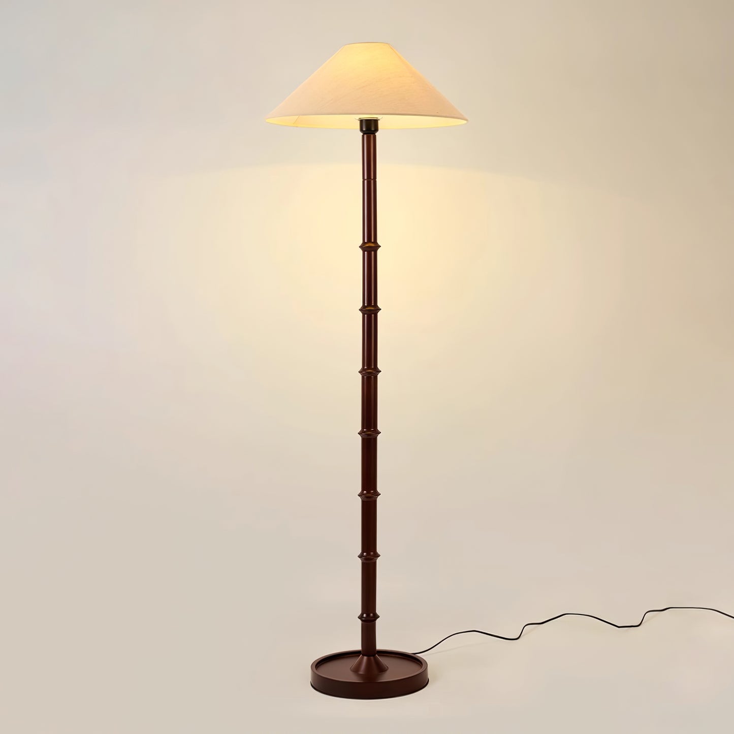 Bamboe Knoop Vloerlamp