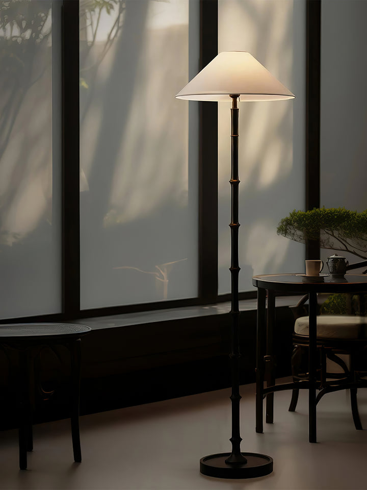 Lampadaire Noeud en Bambou