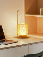 Bamboo Lantern Table Lamp - Vakkerlight