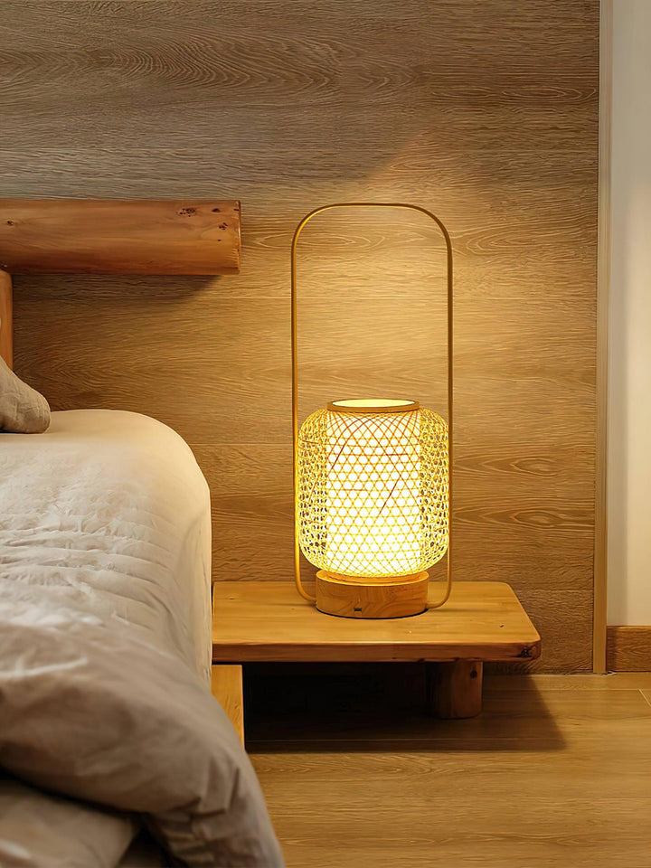 Bamboo Lantern Table Lamp - Vakkerlight