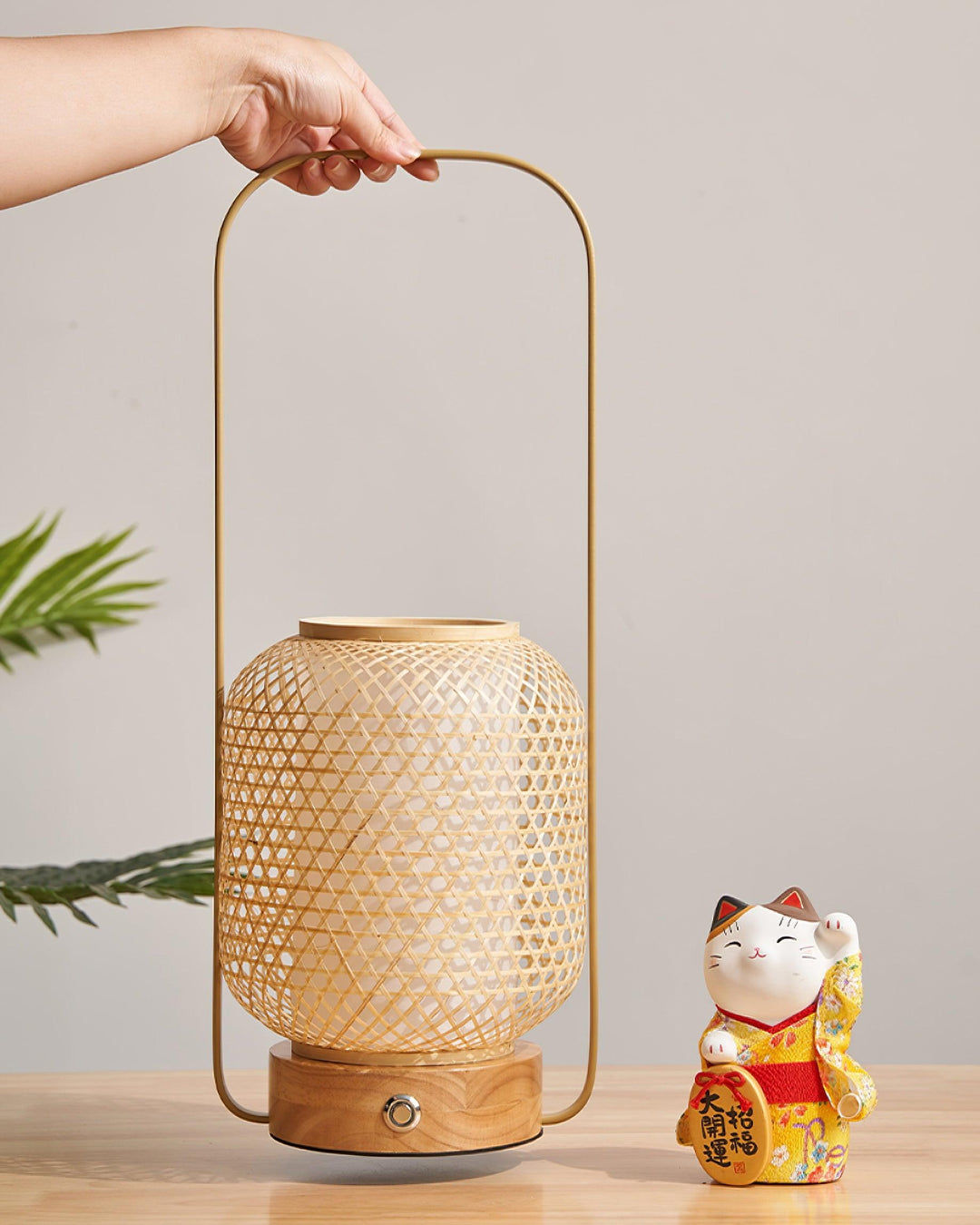 Bamboo Lantern Table Lamp - Vakkerlight