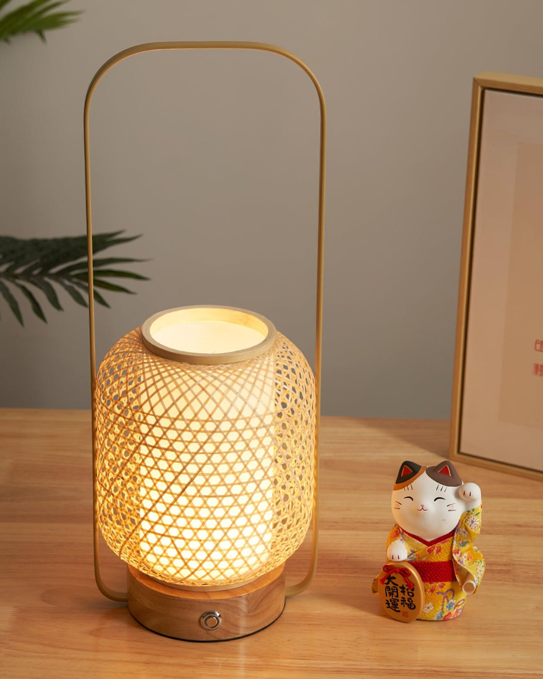 Bamboo Lantern Table Lamp - Vakkerlight