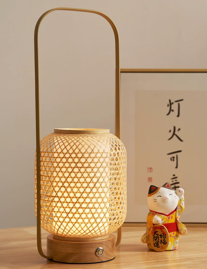 Bamboo Lantern Table Lamp - Vakkerlight