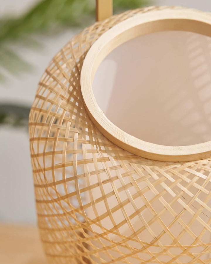 Bamboo Lantern Table Lamp - Vakkerlight