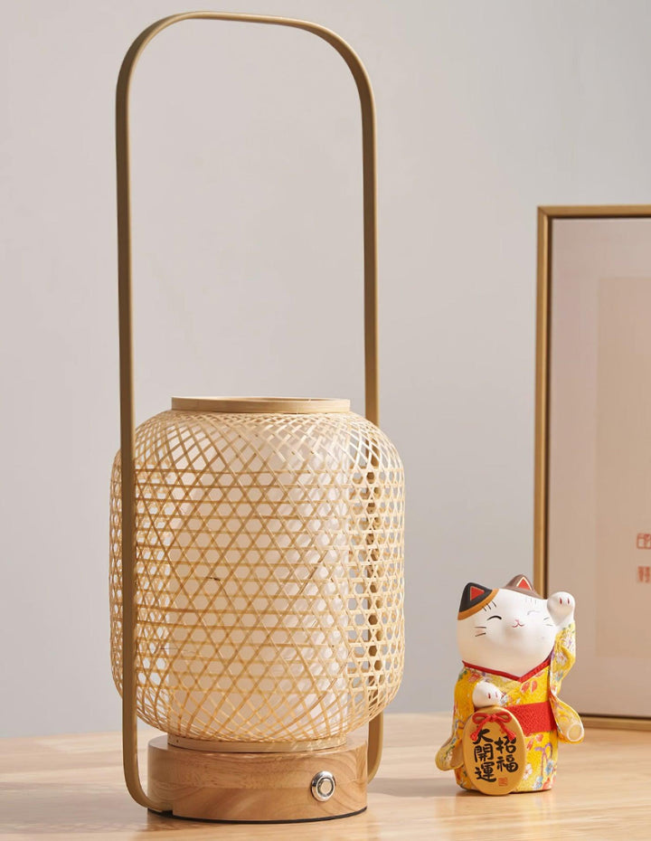 Bamboo Lantern Table Lamp - Vakkerlight