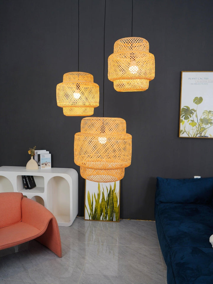 Bamboo Pendant Light - Vakkerlight