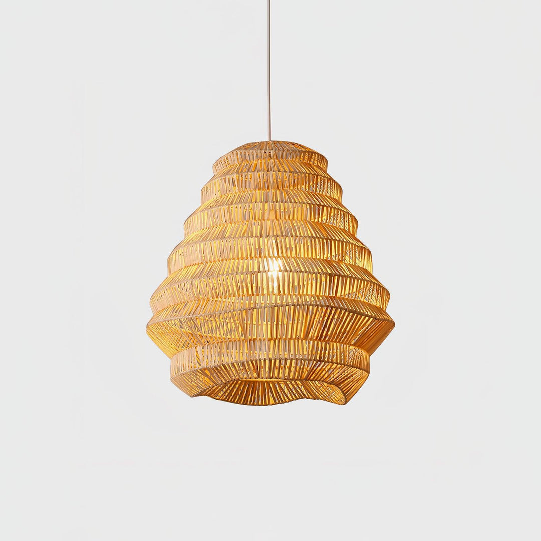 Bamboo Spiral Pendant Lamp - Vakkerlight