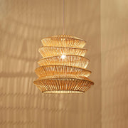 Bamboo Spiral Pendant Lamp - Vakkerlight