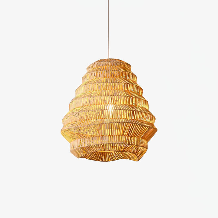 Bamboo Spiral Pendant Lamp - Vakkerlight