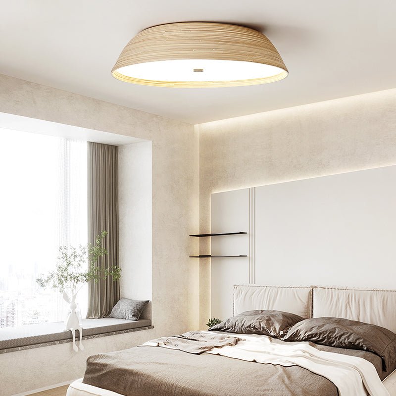 Bamboo Textured Ceiling Lamp - Vakkerlight