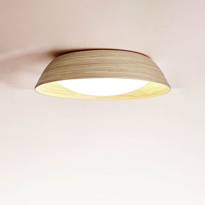 Bamboo Textured Ceiling Lamp - Vakkerlight