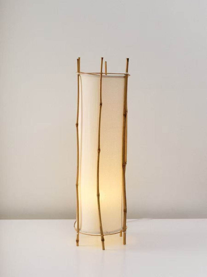 Bamboo Veil Lantern Floor Lamp - Vakkerlight