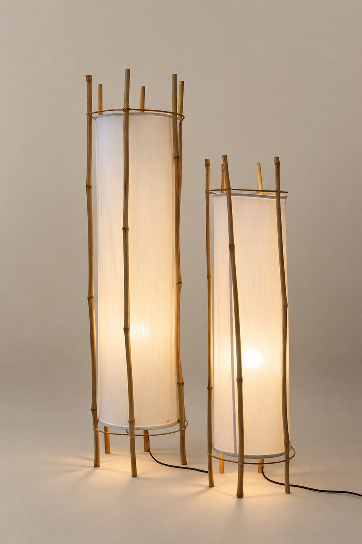 Bamboo Veil Lantern Floor Lamp - Vakkerlight
