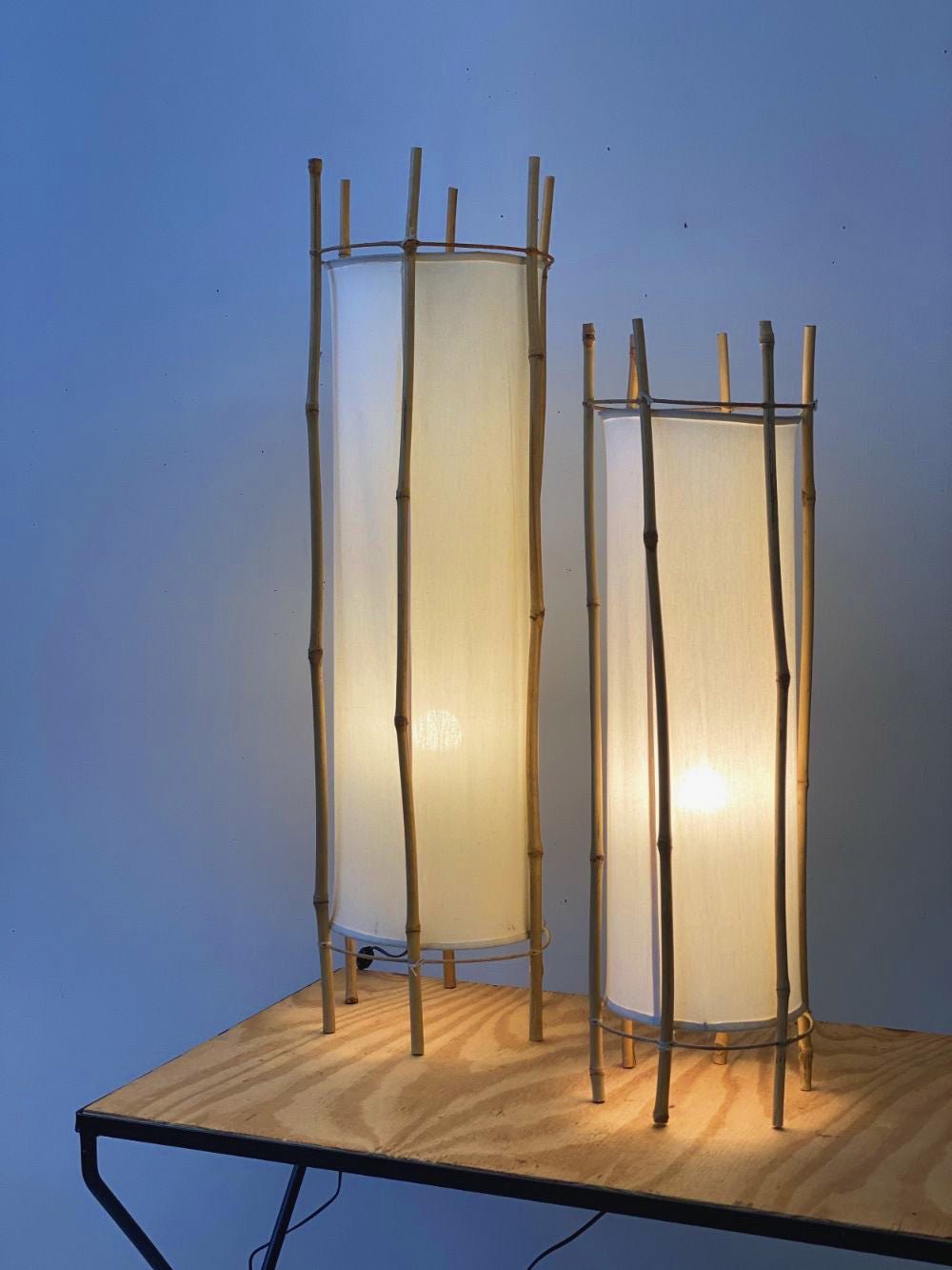 Bamboo Veil Lantern Floor Lamp - Vakkerlight
