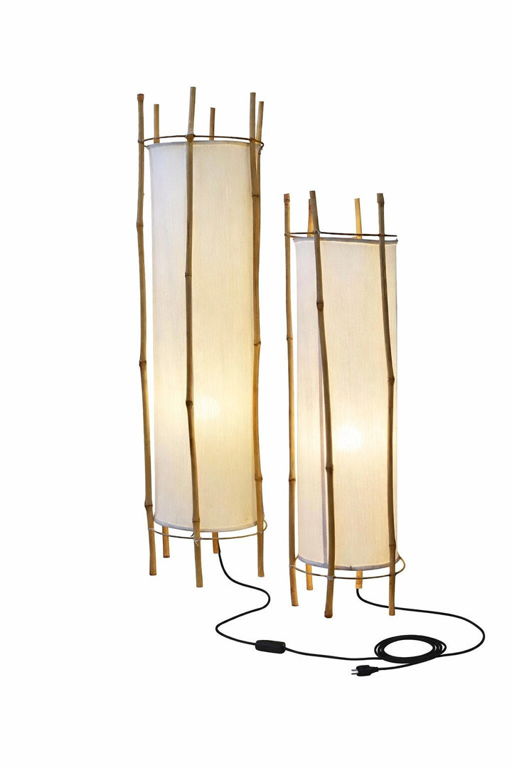 Bamboo Veil Lantern Floor Lamp - Vakkerlight